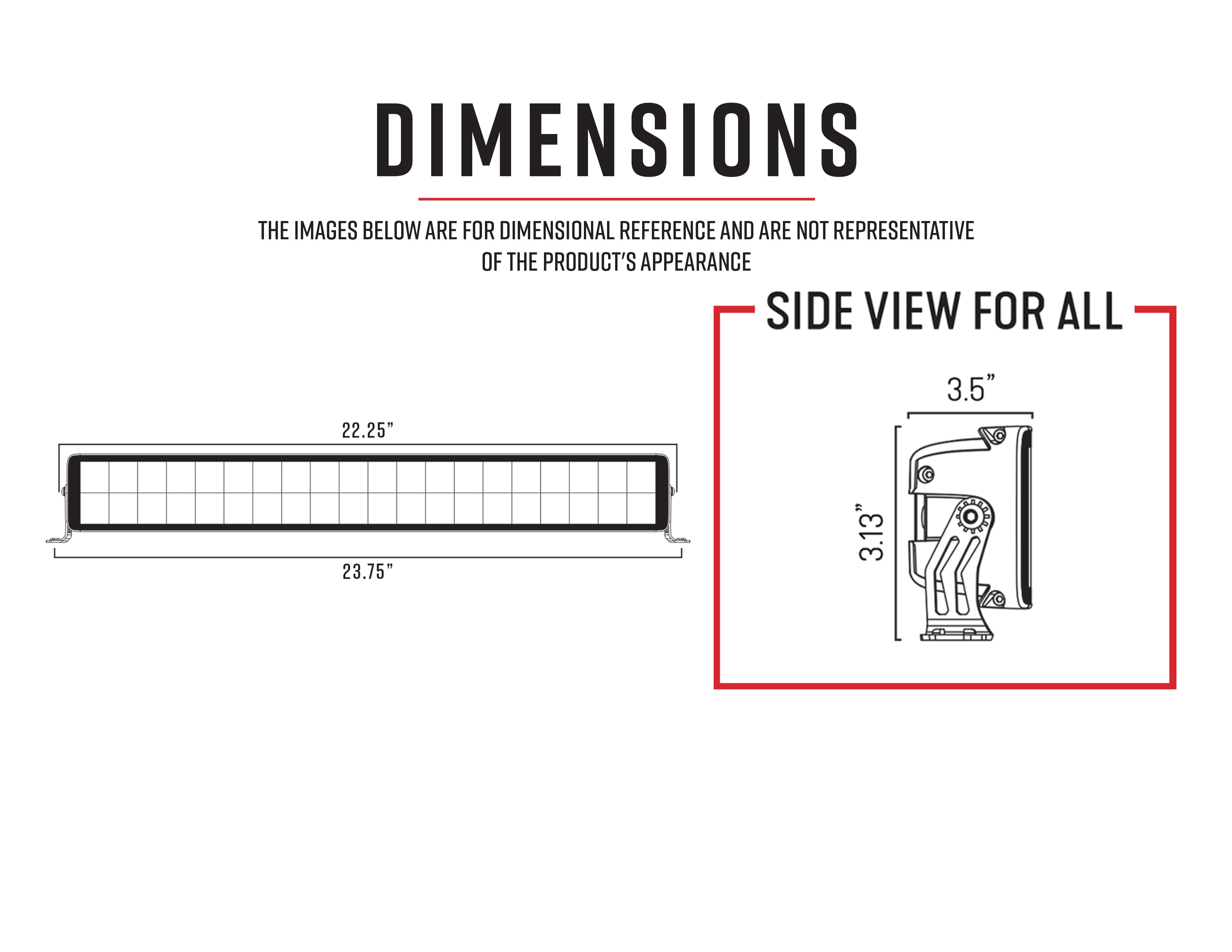 20" Curved Dual Row LED Light Bar Black Ops- DRCX20, 10-10088