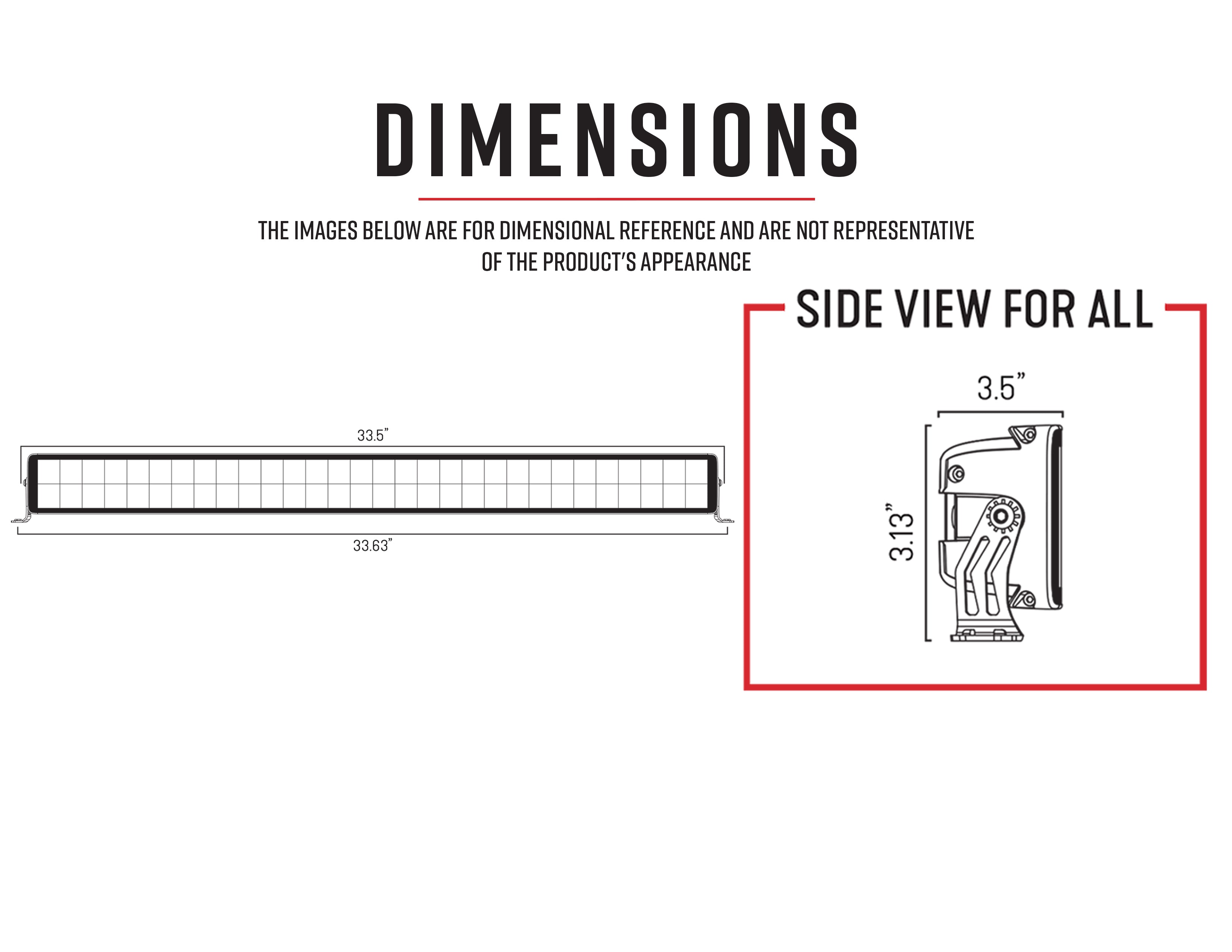 30" Dual Row LED Light Bar - DRC30, 10-10027 & 10-10039