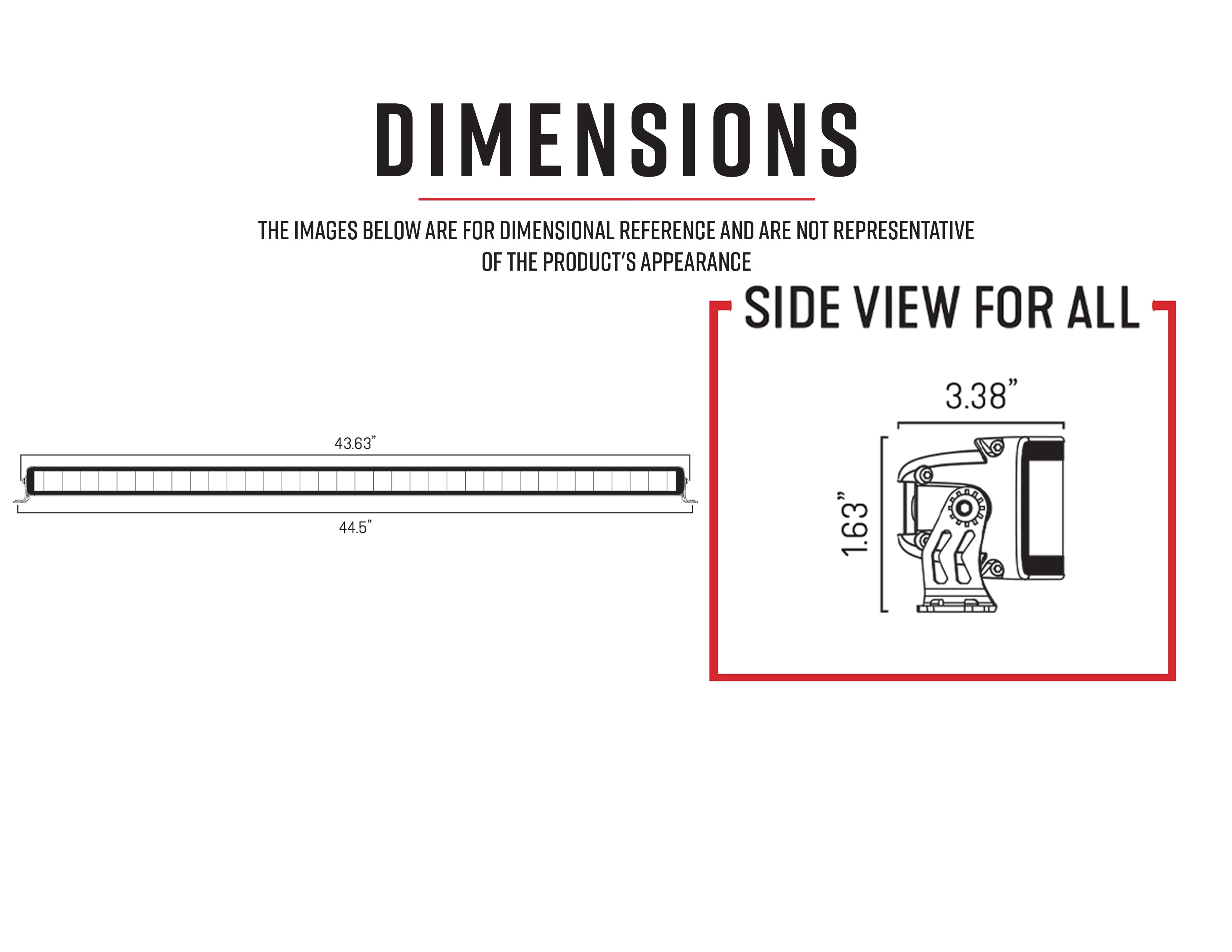 43.5" Single Row Curved LED Light Bar - SRX43.5, 10-10021