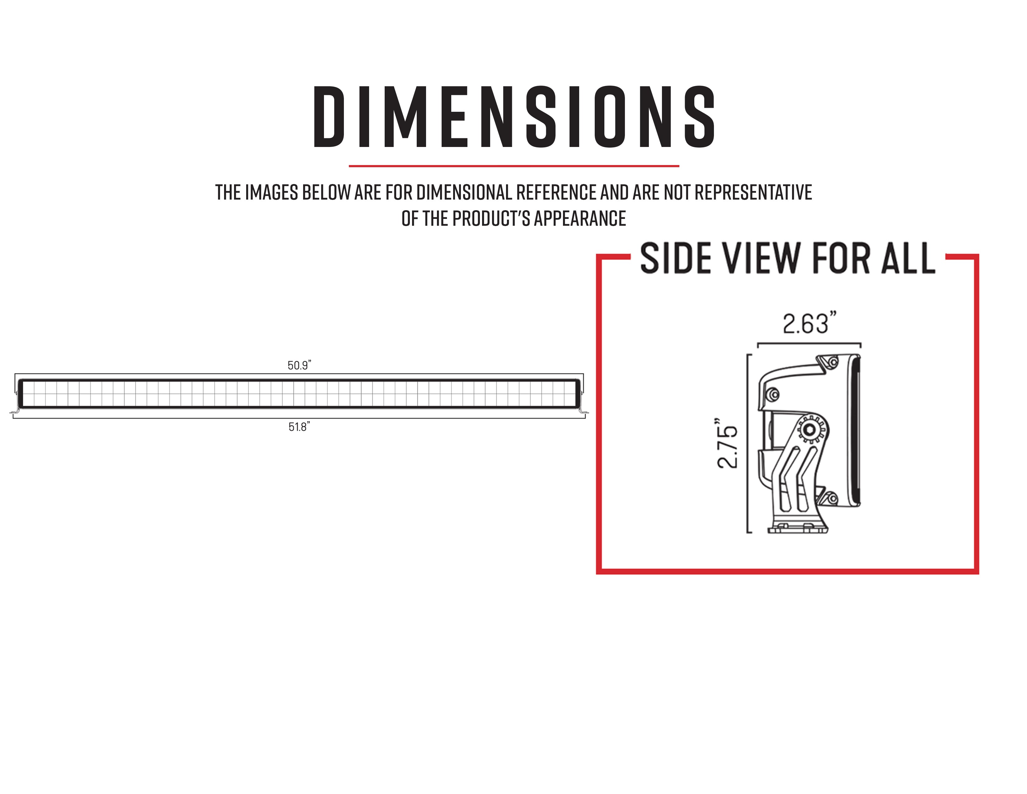 Hi-Lux 2.0 - Dual Row 50" Light Bar, 10-10155