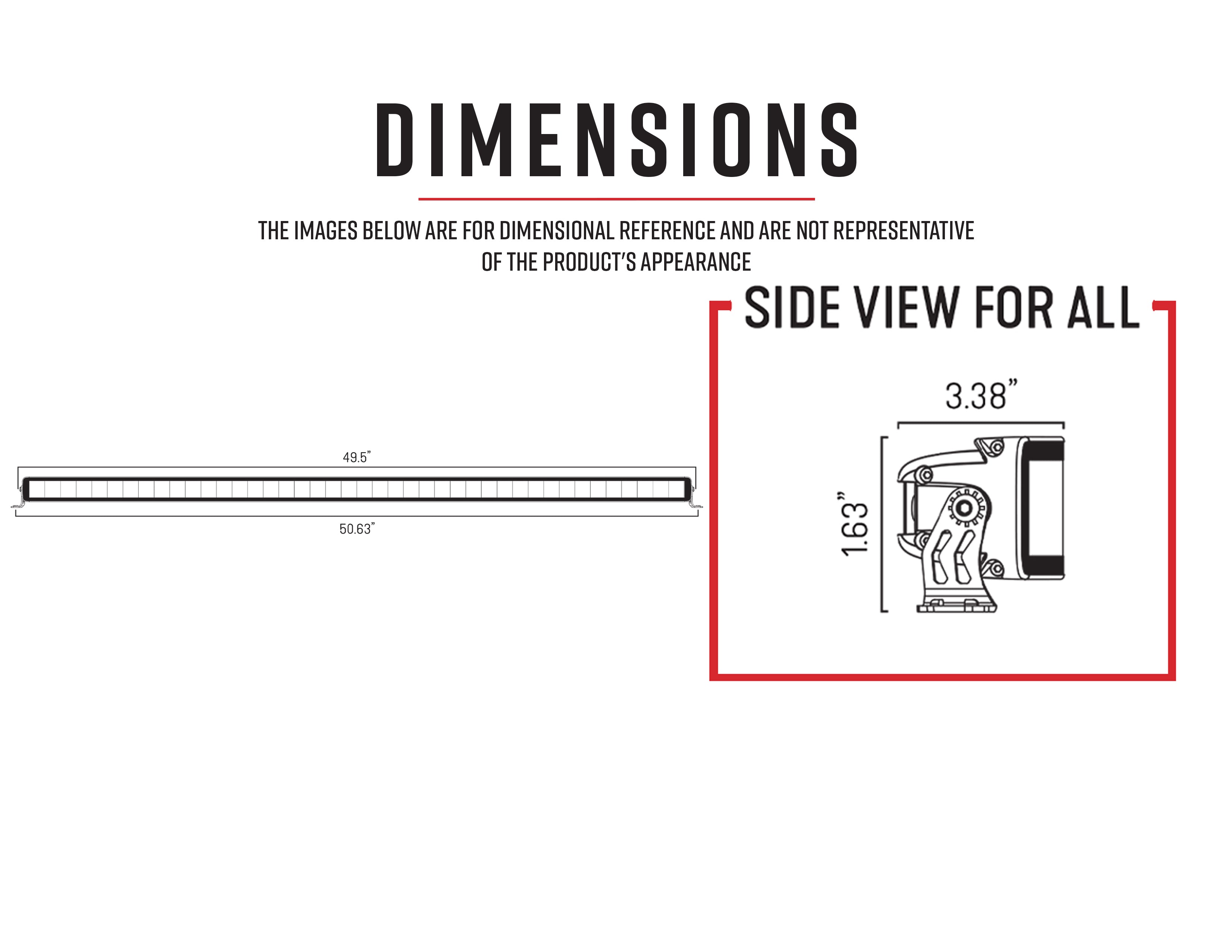 50" Single Row Curved LED Light Bar - SRX50, 10-10022
