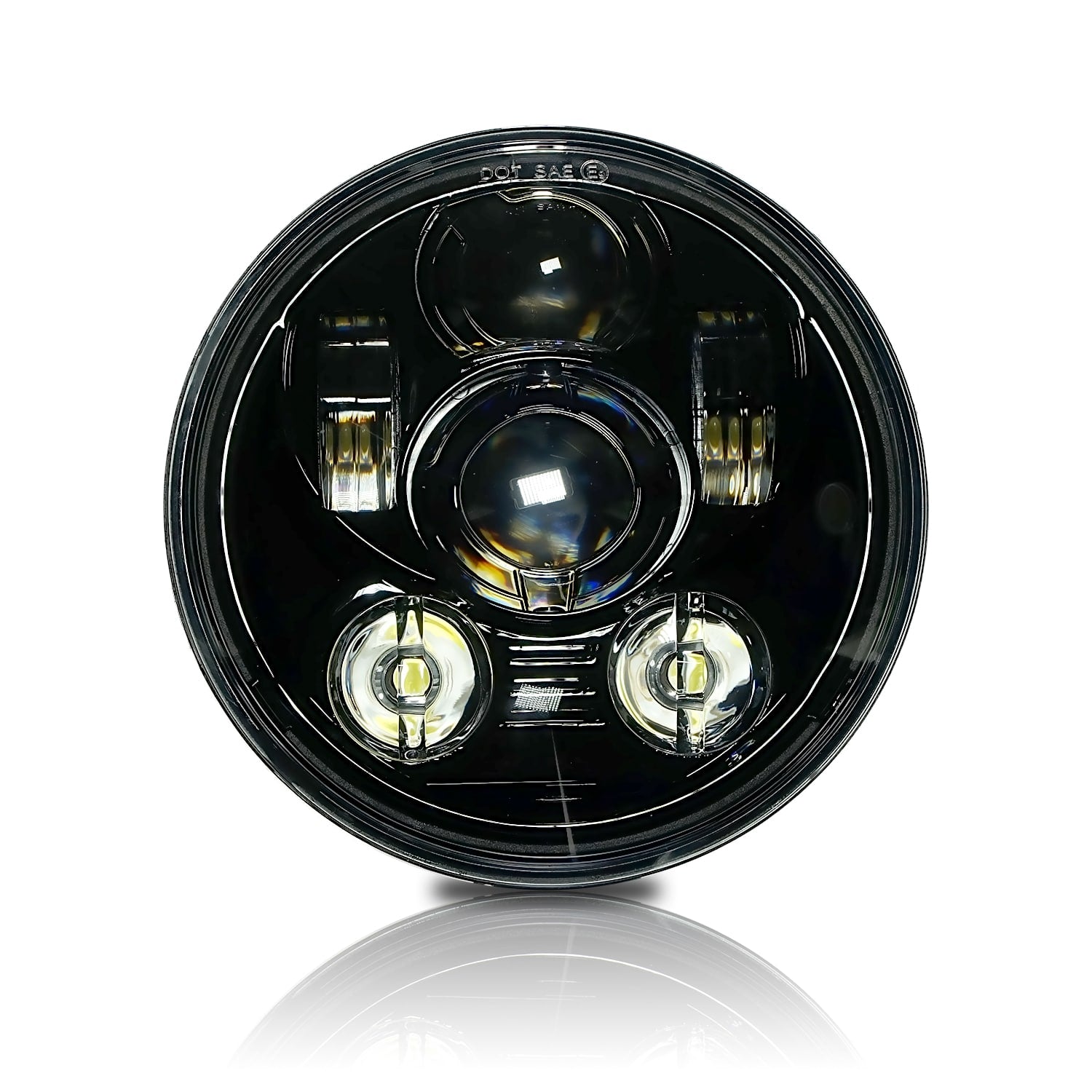 5.75" DOT Compliant Motorcycle LED Headlight, 10-20207 & 10-20208