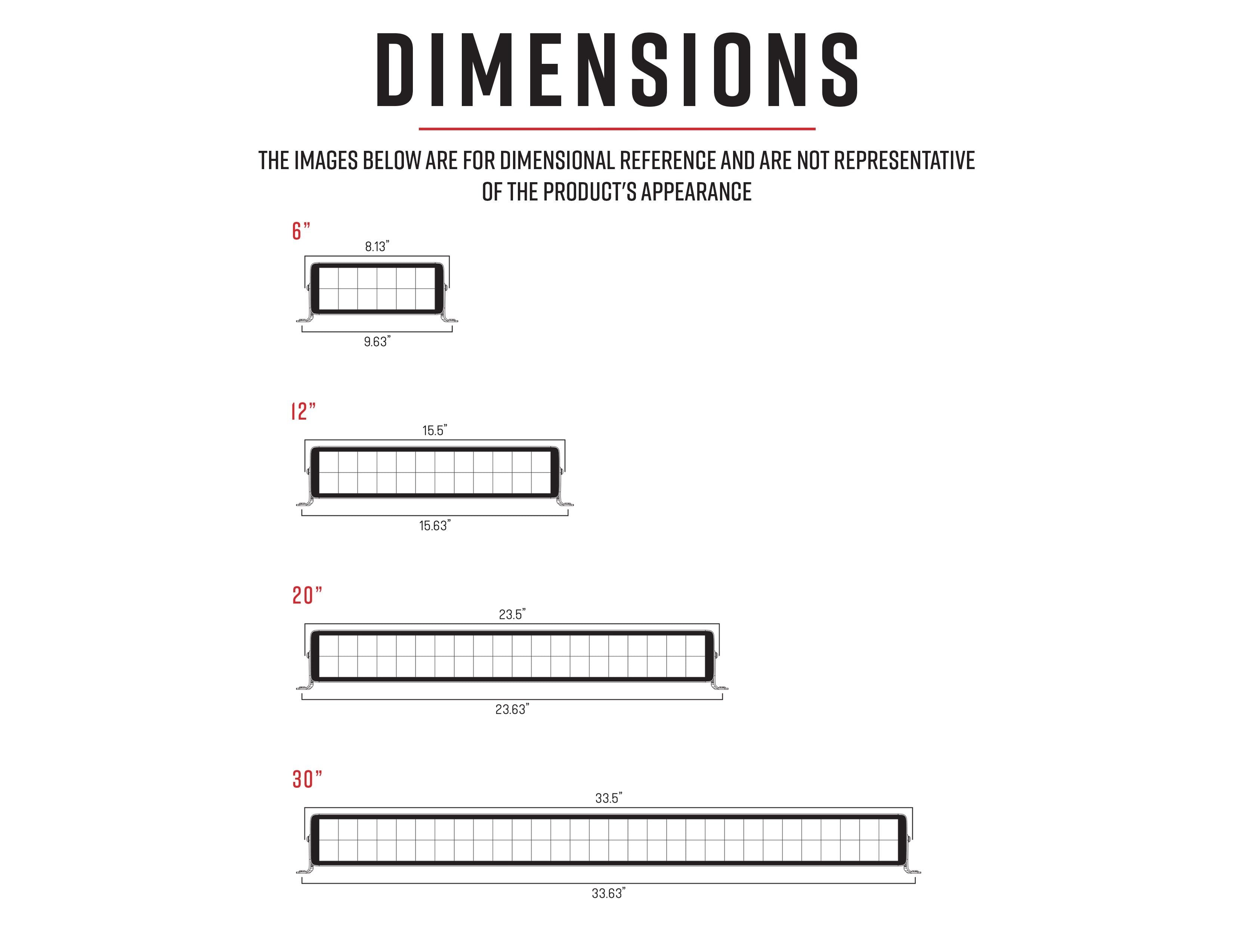 30" Dual Row LED Light Bar - DRC30, 10-10027 & 10-10039