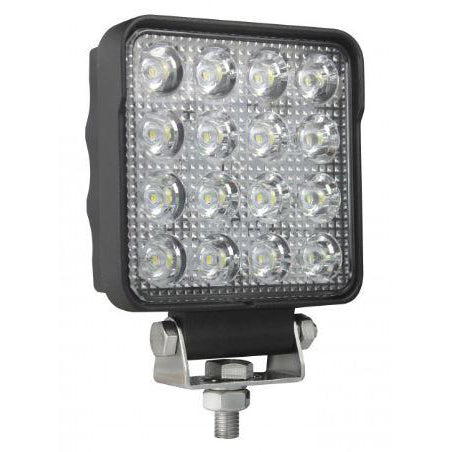 1648 Square LED Work Light, 10-20024 & 10-20025