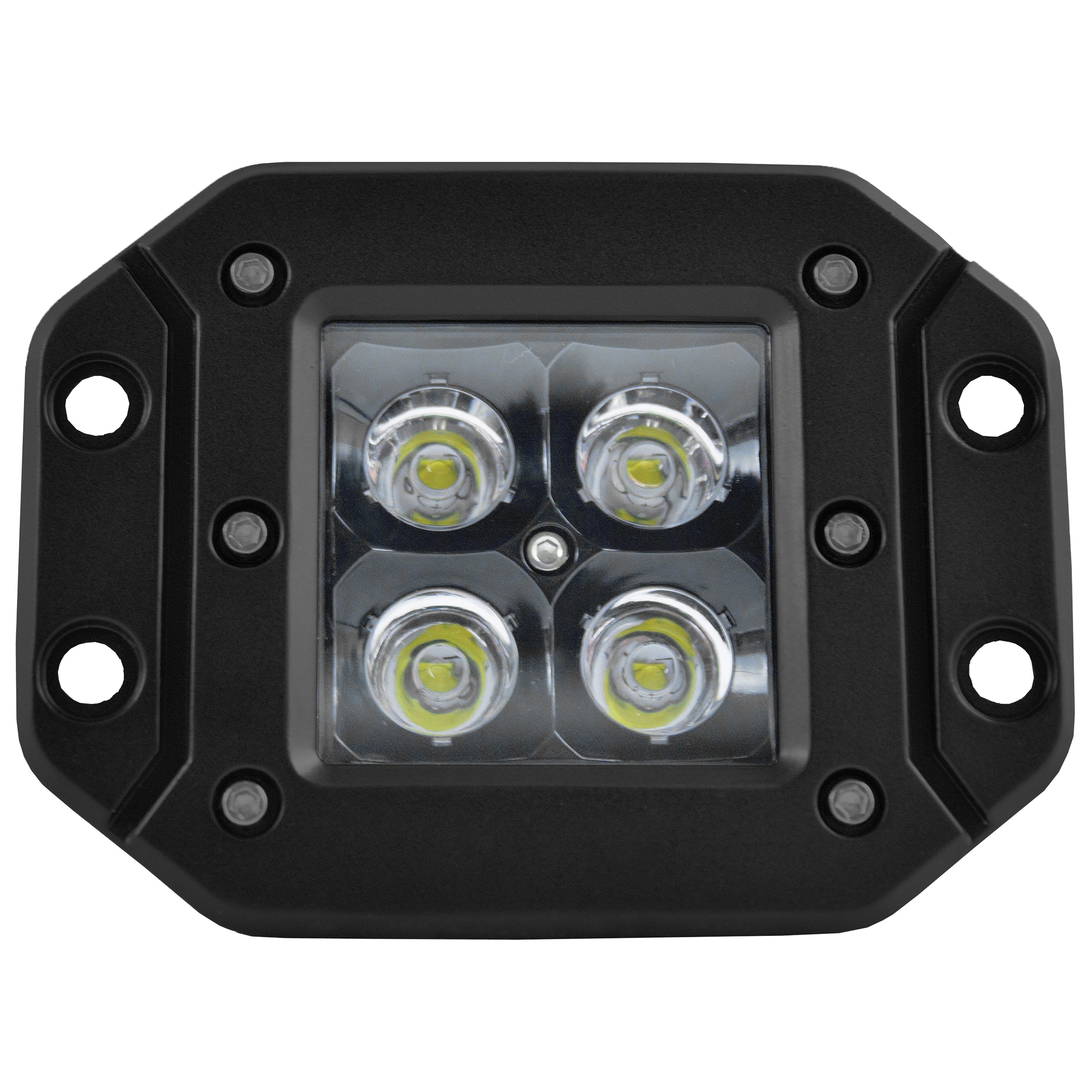 4Pack LED Flush Mount Pod, Black Ops - Flood, 10-20036