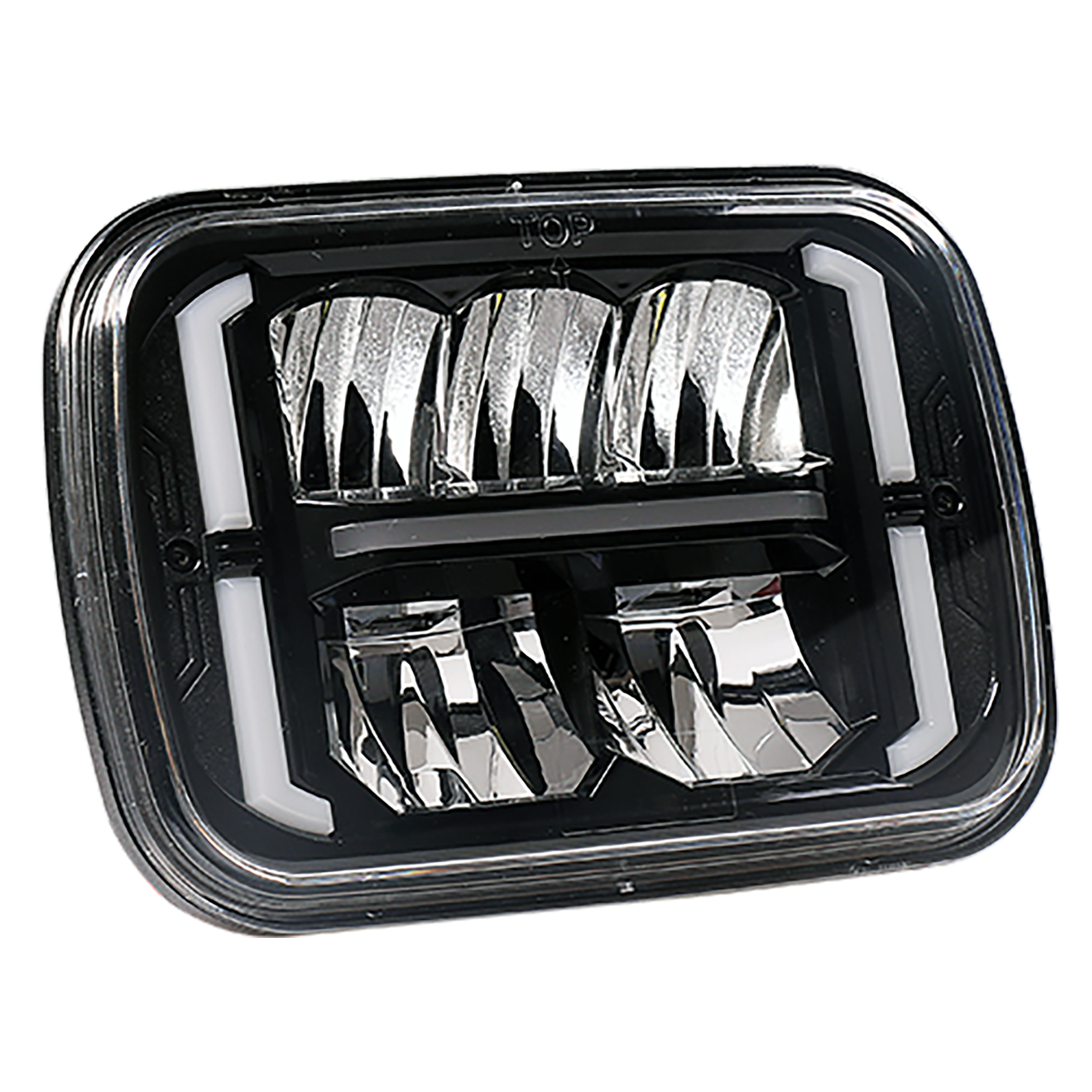 DOT/SAE 5x7 Sealed Beam Replacement LED Headlight (Combo Beam), 10-20198